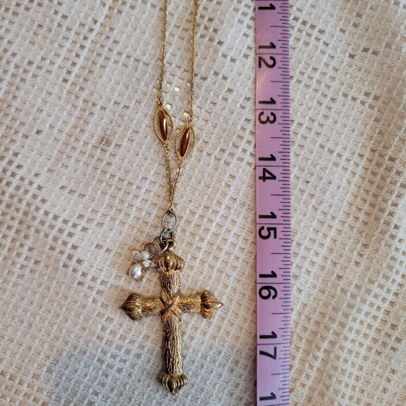 Bogo 1/2 Off  Cross and Chain Necklace - Picture 3 of 3